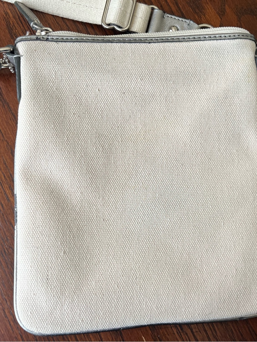 Coach Starfisg Crossbody Bag - Cream And Teal Canvas - Picture 3 of 14